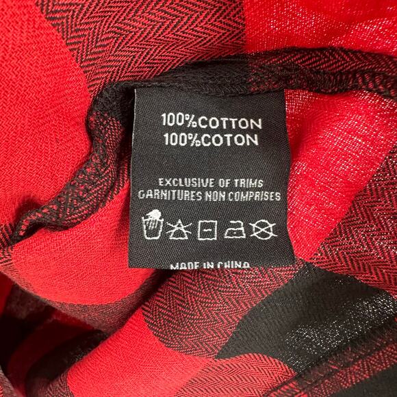 Charlie Paige Size S NWT Dress Red and Black Plaid with Bracelet Sleeves Zipper - Picture 5 of 5